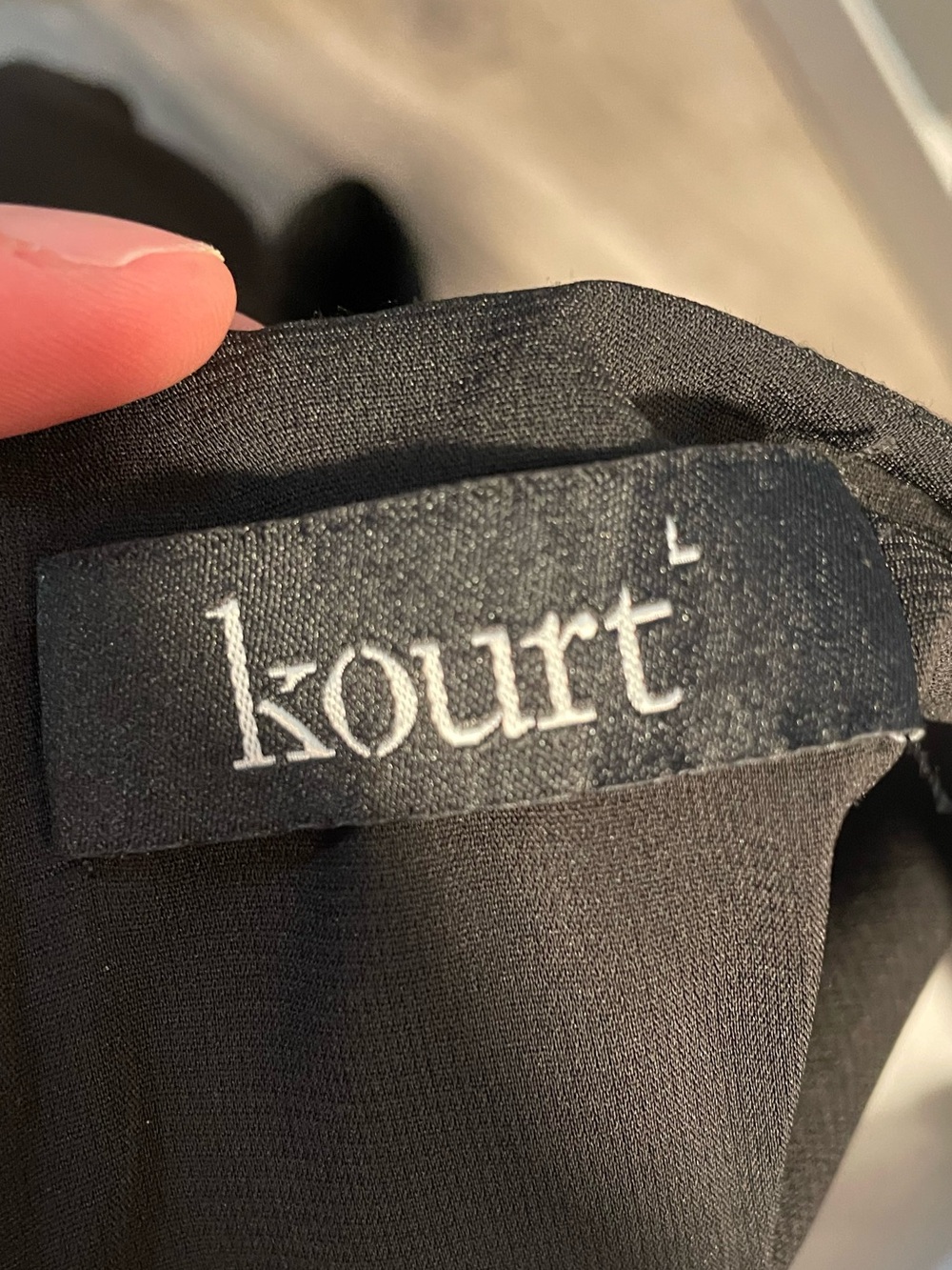 Black Sleeveless Cutout Mini Dress by Kourt - Picture 4 of 4
